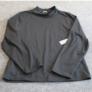 NWT derek heart Mock Neck Long Sleeve Top Blouse 3X Pullover Shirt‎